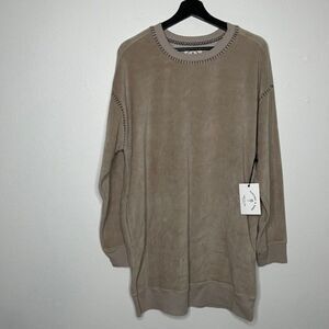 Electric & Rose Womens Size Small Clio Velour Dress Taon